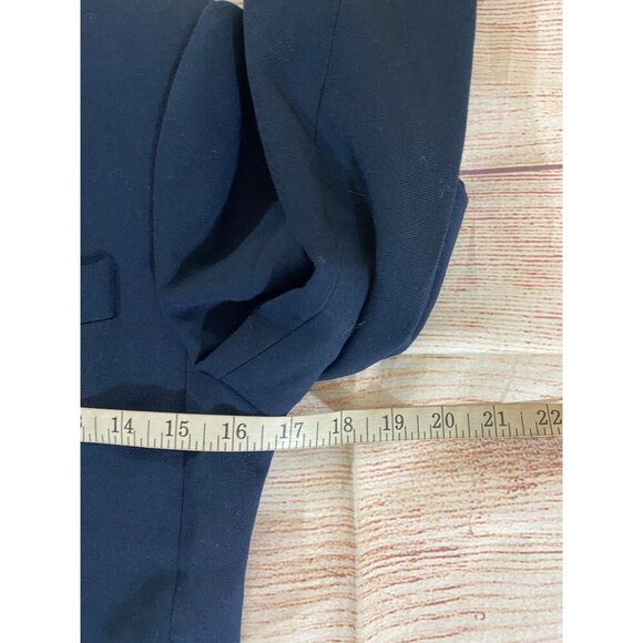Zara Women's Blue Button Front Long Sleeve Blazer Jacket - XS - Picture 9 of 15